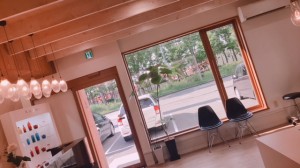 窓から見える景色